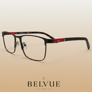 Retangular Preto Vermelho Monza – Belvue